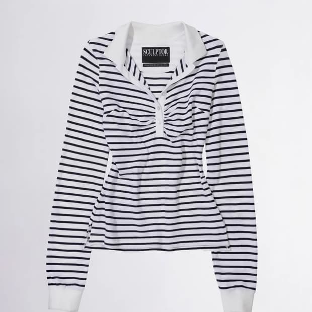 스컬프터 셔링 테니스 셔츠