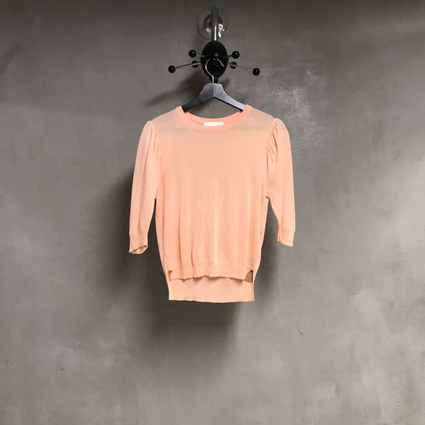 시몬로샤 핑크 반팔 니트 S(W)