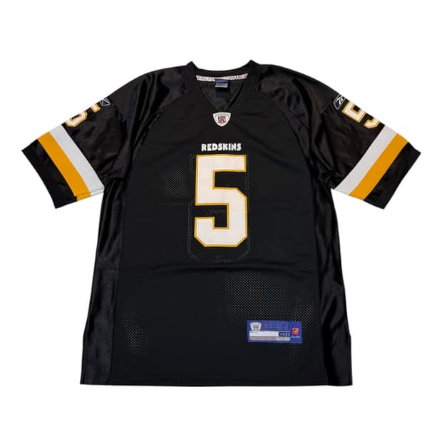 NFL 리복 레드스킨스 미식축구 유니폼 풋볼져지 블랙