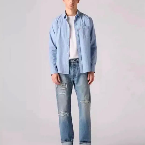 [31x32] 리바이스 프리미엄 501 터콰이즈진