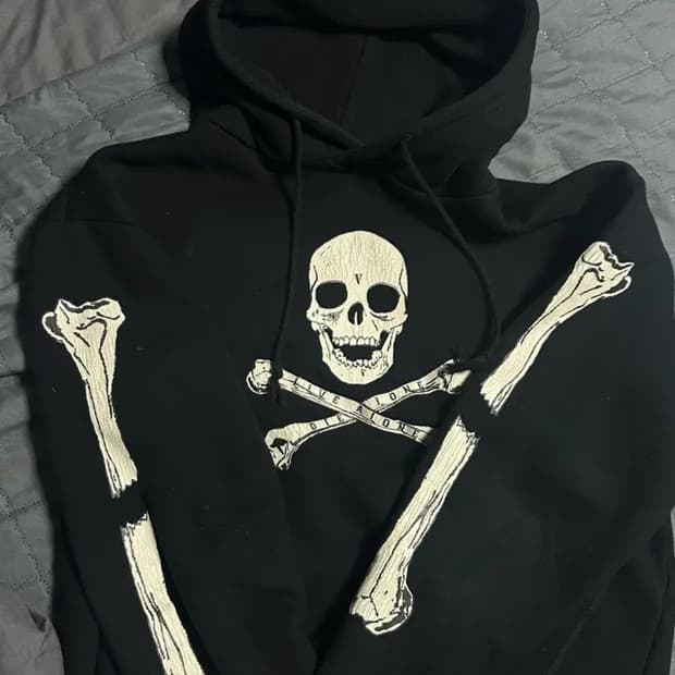 브이론 스컬 후드 L 정품