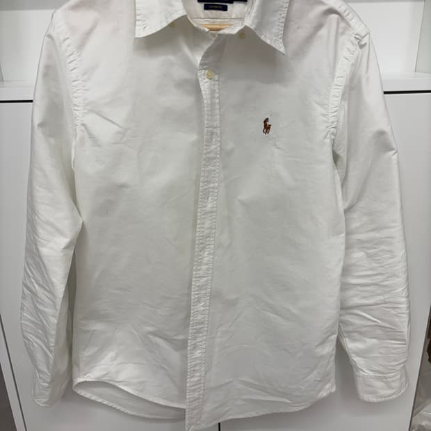 폴로 랄프로렌 화이트 옥스포드 셔츠 (커스텀핏)