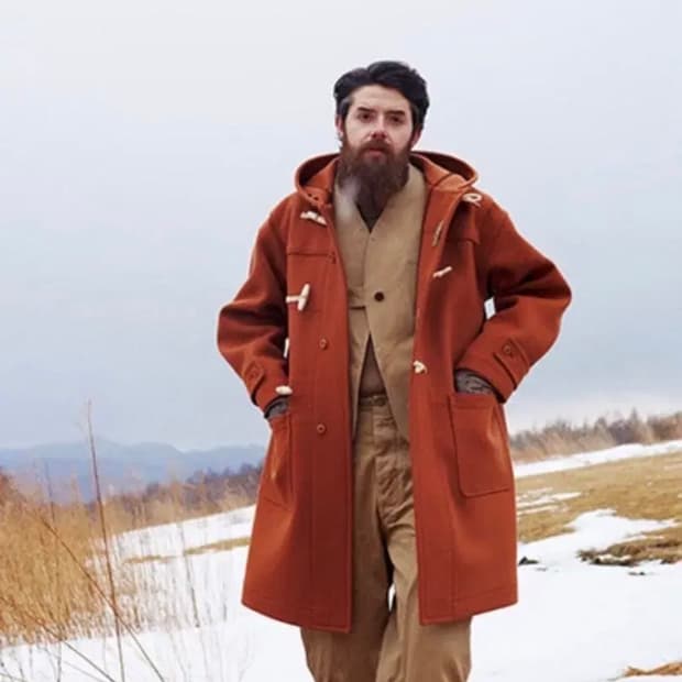 캡틴선샤인 더플 코트 월넛컬러 38(105)