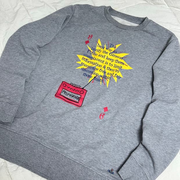 비비안웨스트 우드 프로파간다 맨투맨 미디움 