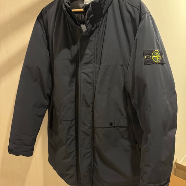 스톤아일랜드 23FW 마이크로 트윌 패딩 네이비 XL