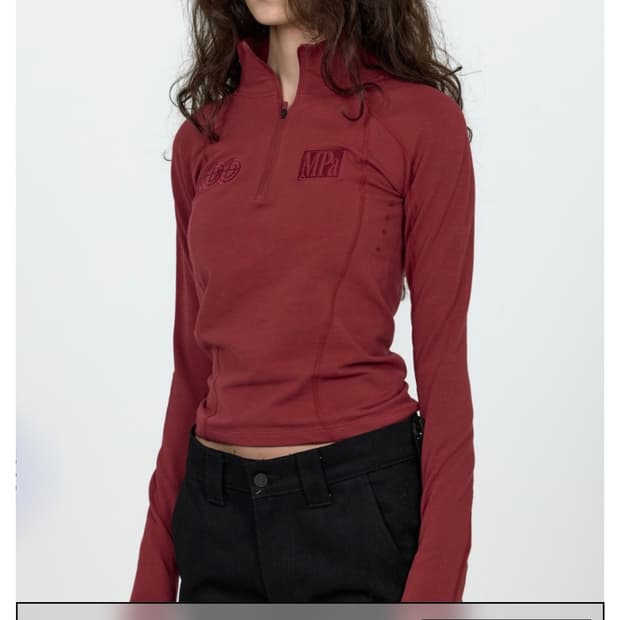MPa SOFT-SHELL HALF ZIP WOMEN (BRICK)