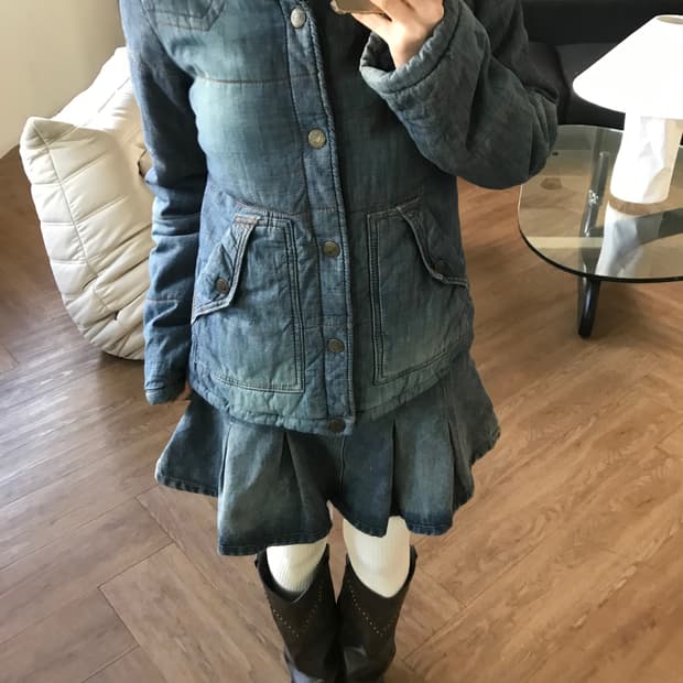 vintage denim jumper