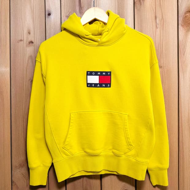 여성44~55)Tommy 타미진스 성조기 로고 후드티