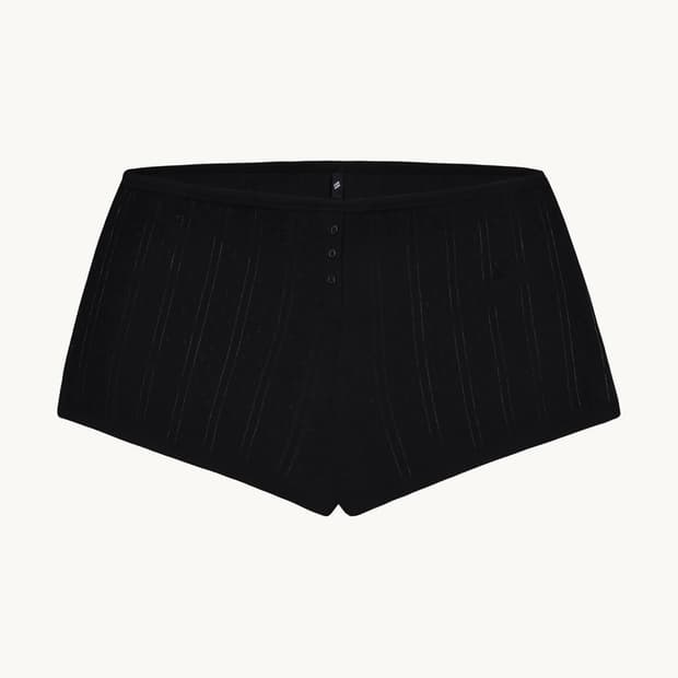 Coucou intimates 블랙 포인텔 쇼츠