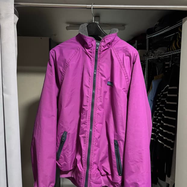 7-80s 파타고니아 쉘드 자켓 마룬