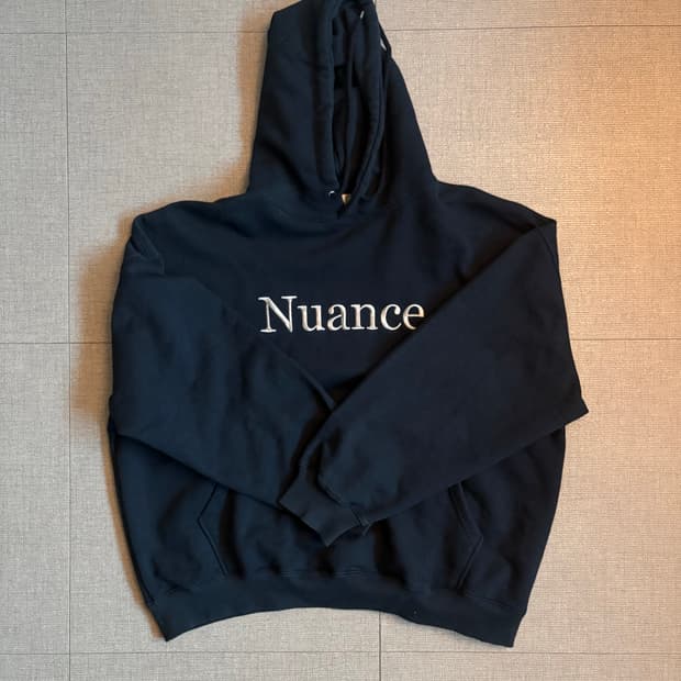 Nuance logo Navy Hoodie