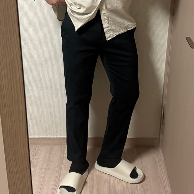 정품 폴로 랄프로렌 블랙 치노팬츠 스판 면바지 30인치