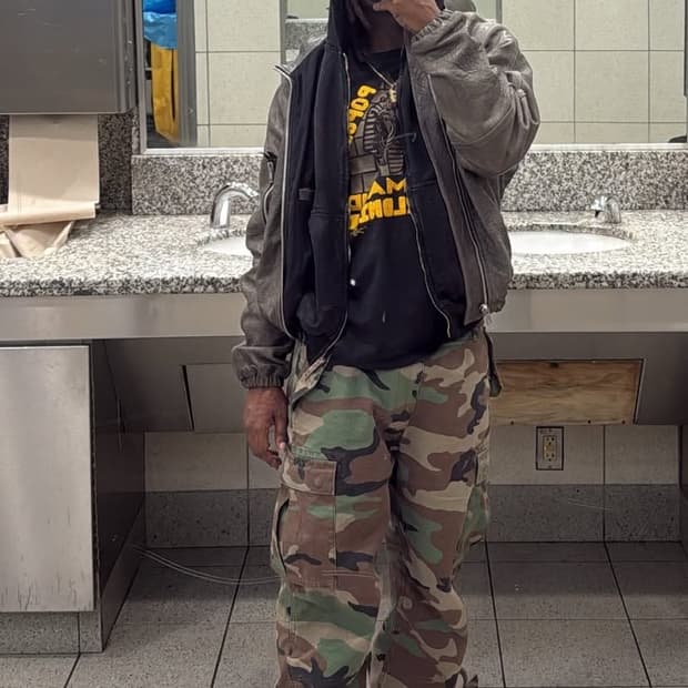 [34] 슈프림 카고 팬츠 카모 - 25FW