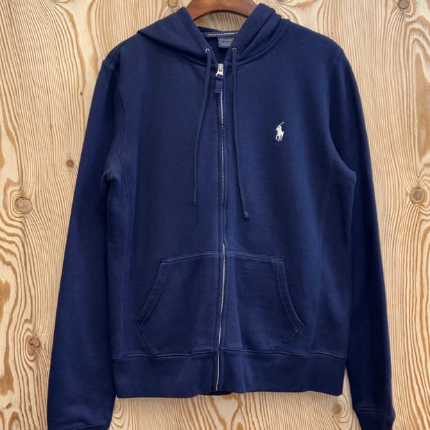 폴로 랄프로렌 우먼 후드집업 네이비 