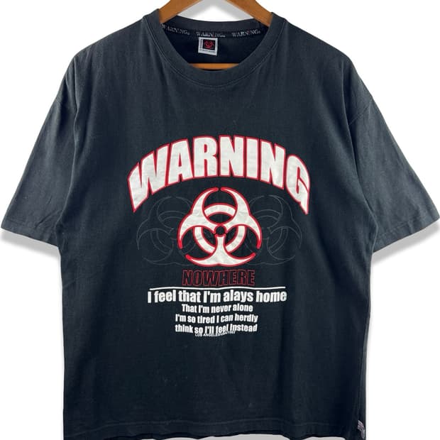 WARNING Biohazard Symbol TEE4117