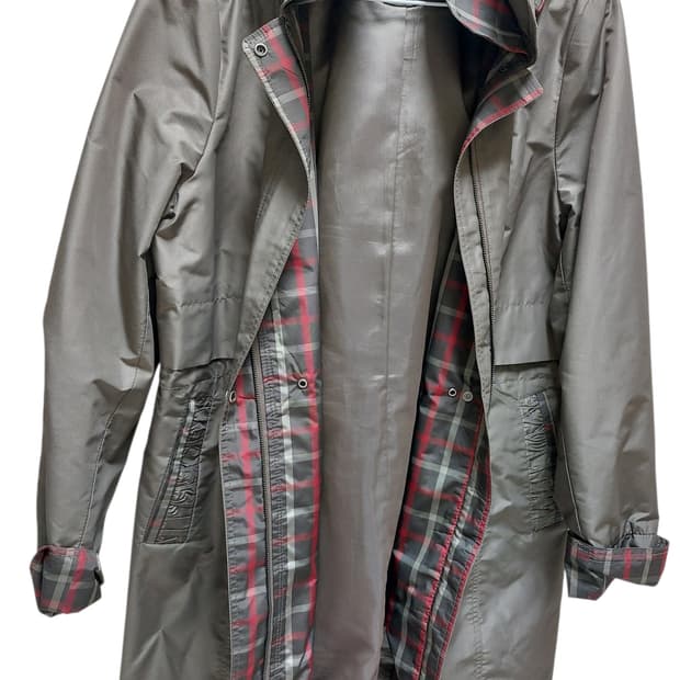 엘레강스 체크포인트 외투