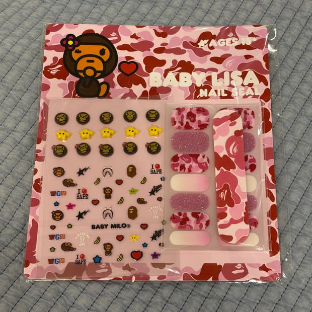 BAPE 베이프 네일 스티커 