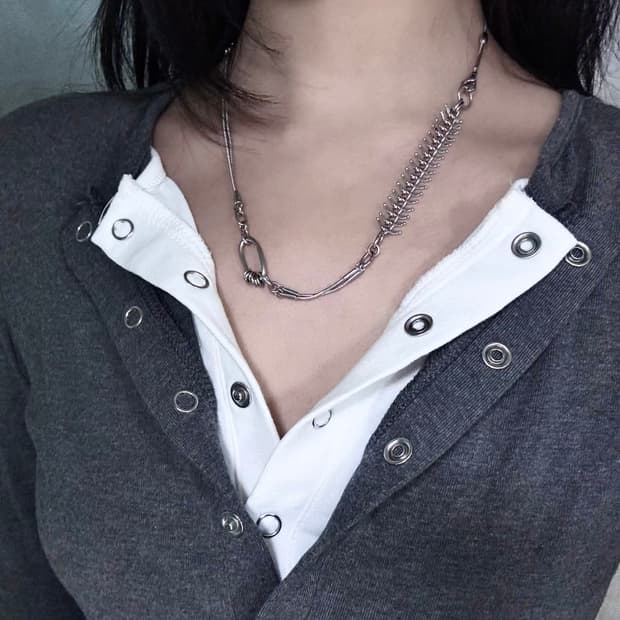 Thorn Mix Chain Necklace