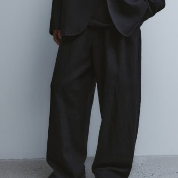 유스 울코튼 테이처드 팬츠