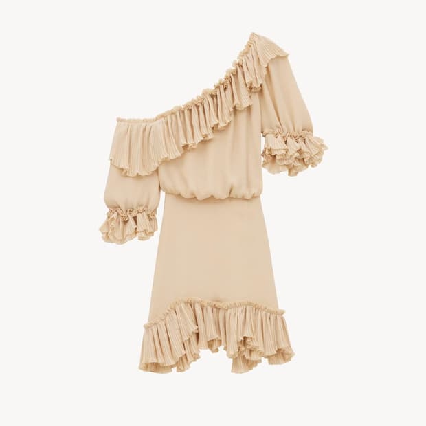 생로랑 25SS 실크 드레스