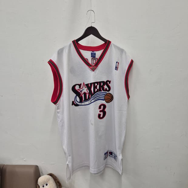 NBA 챔피언 필라델피아 농구 유니폼 3번 XL