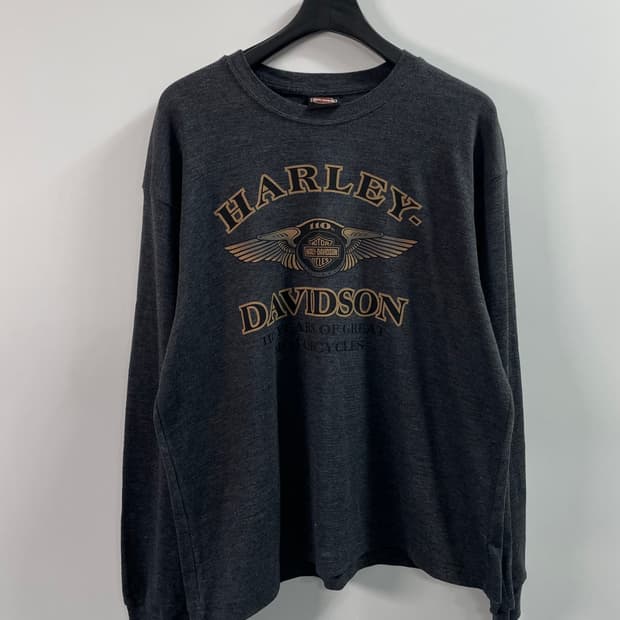 할리데이비슨 USA 롱슬리브 와플티 (on.686)