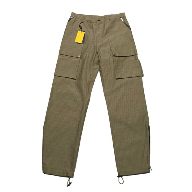 펜디 주카 패턴 멀티 포켓 조거 팬츠