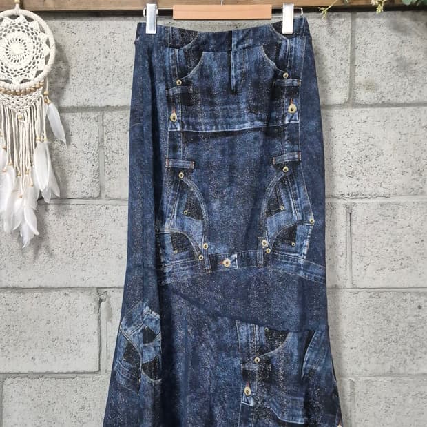 반짝이펄 샤스커트