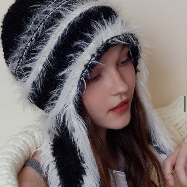 saintsatin 세인트새틴 귀도리 비니