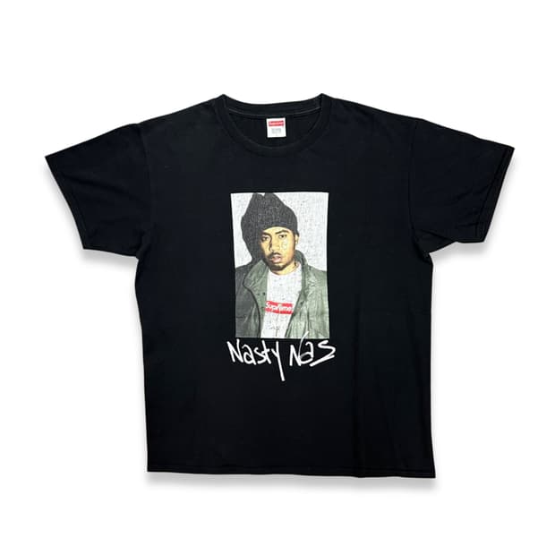 Supreme Nasty NAS 포토 티셔츠 L