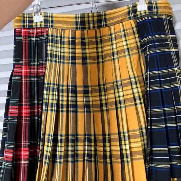 zara 자라 체크 미니치마 (새상품)