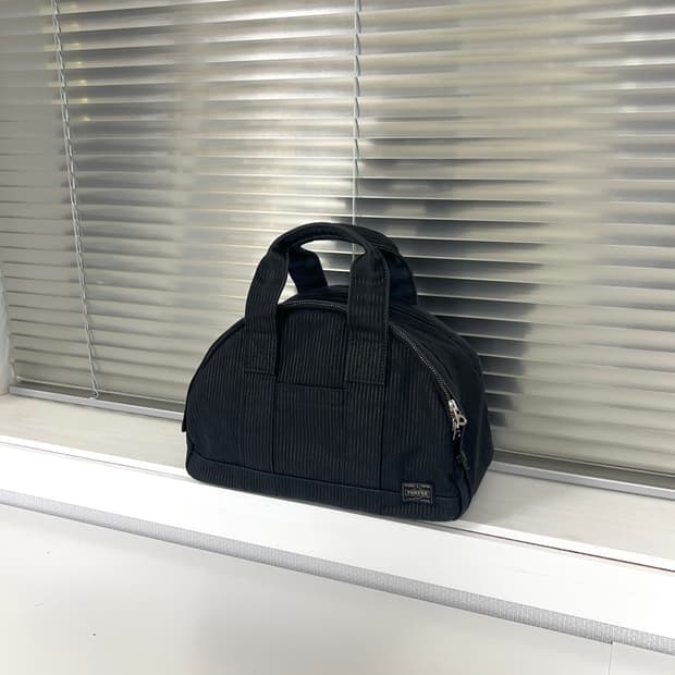 PORTER-TOTE BAG S (Washed Stripe Black)