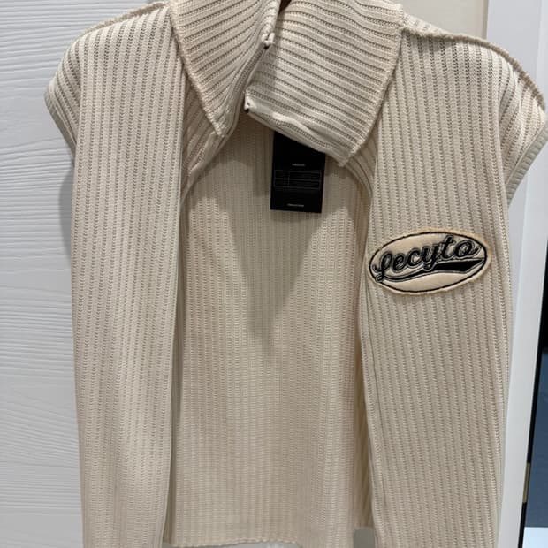 LECYTO 레씨토 니트 베스트 집업