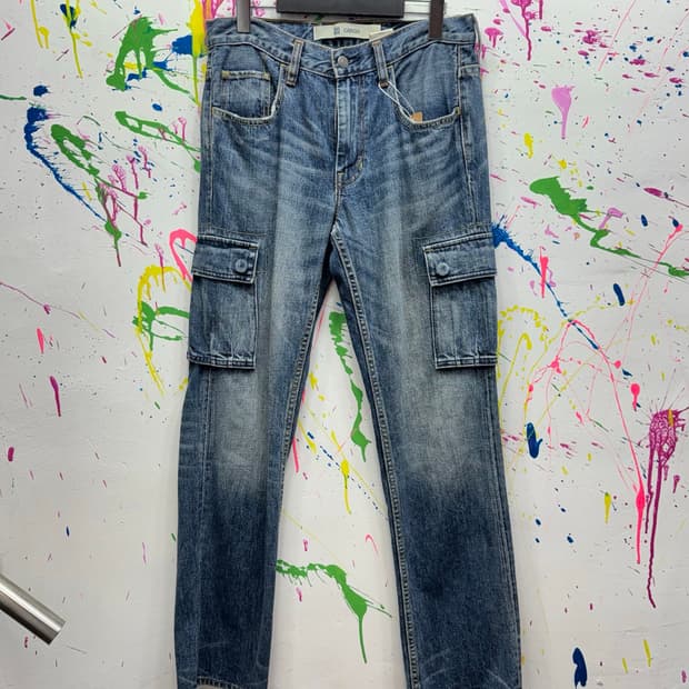GAP 워싱 카고 데님 팬츠 30in