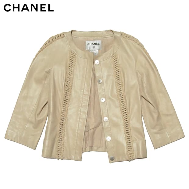 샤넬 09FW 램스킨 자켓