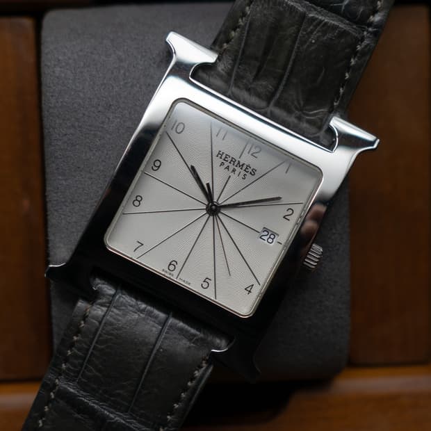 에르메스 H아워 라지 사이즈 시계