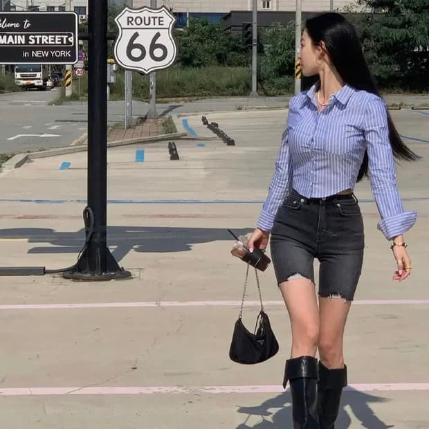 페일제이드 옥스포츠 셔츠 블루