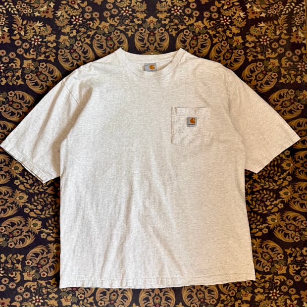 90-00s 빈티지 칼하트 직조라벨 포켓티셔츠