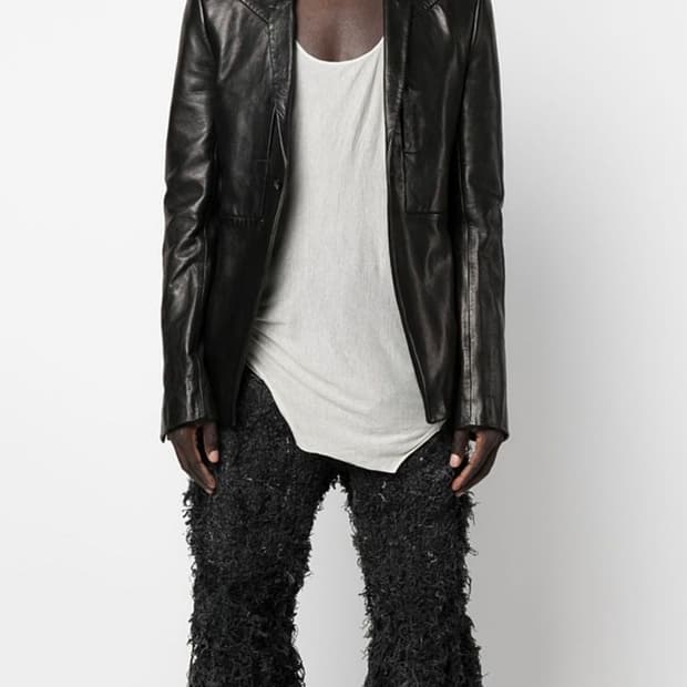 릭오웬스 레더 블레이저 구매합니다