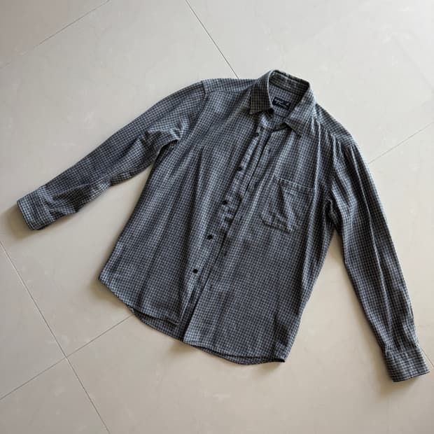 agnes b homme plaid shirt