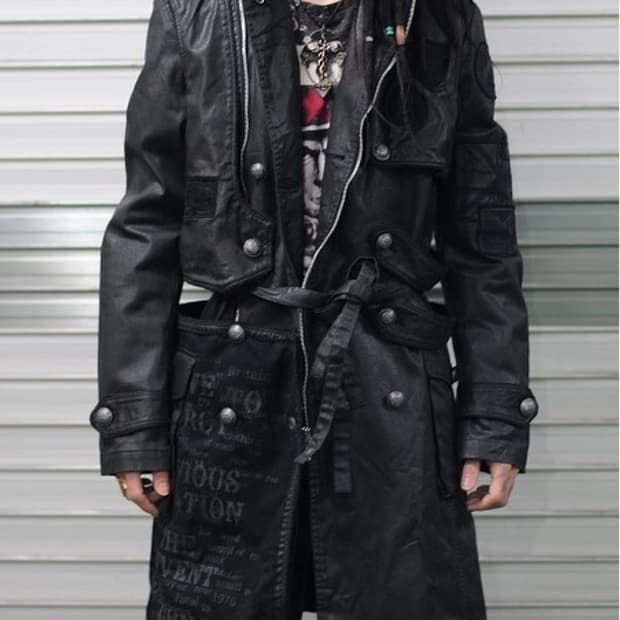 JAPAN  유틸리티 트렌치 코트