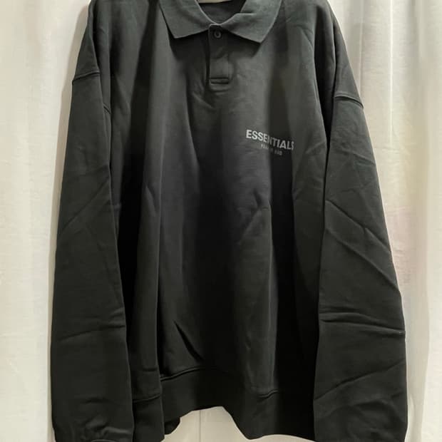 피어오브갓 에센셜/ 체스트 로고 폴로 티셔츠 스트레치 리모/ L