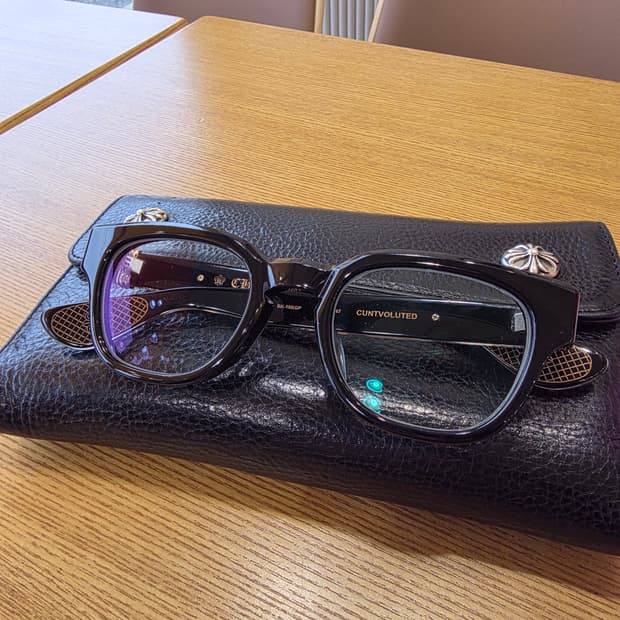 크롬하츠 안경 컨볼루티드 검금 판매합니다 