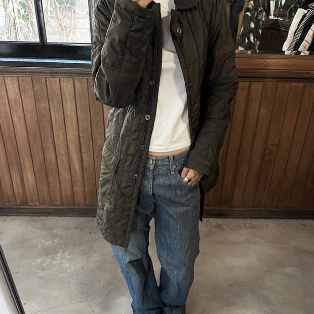 ARMANI JEANS down mid jacket