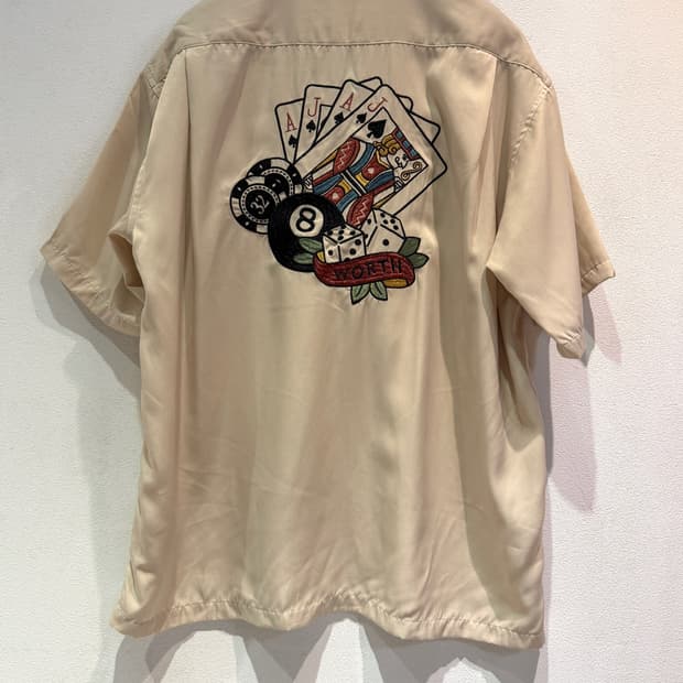 Back Number Vintage 8-Ball Bowling Shirt
