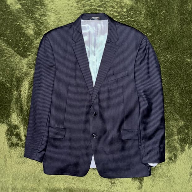 [48R] 타미힐피거 USA 스트라이프 클래식 핏 블레이저 자켓