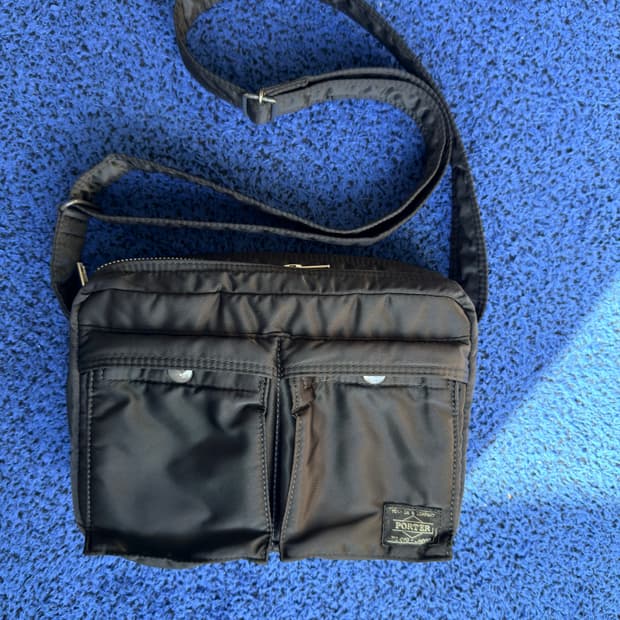 포터 탱커 숄더백 블랙