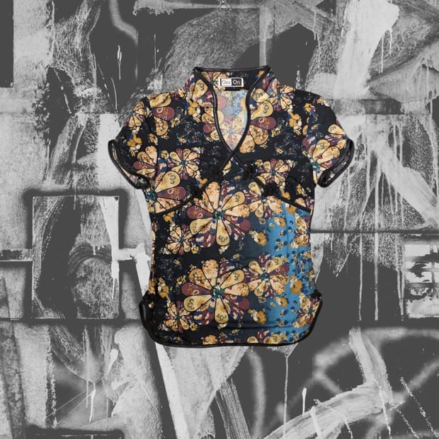 오즈온 차이나 카라 오리엔탈 슬림 탑