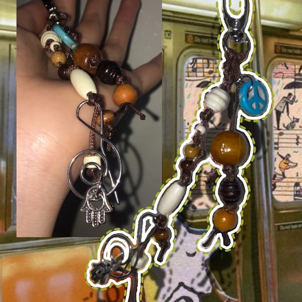 Ethnic handmade keyring