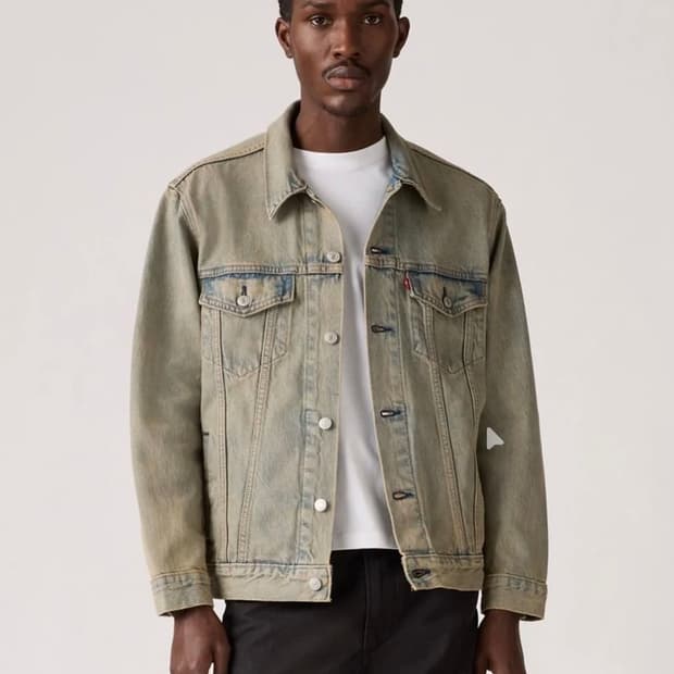 [새상품/L] 리바이스 릴렉스 트러커 NXBD - 중청 빈티지 워싱